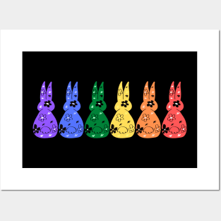 Pride Easter Bunnies Posters and Art